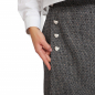 Preview: Elegant 2-in-1 Skirt Made of Linen and Virgin Wool